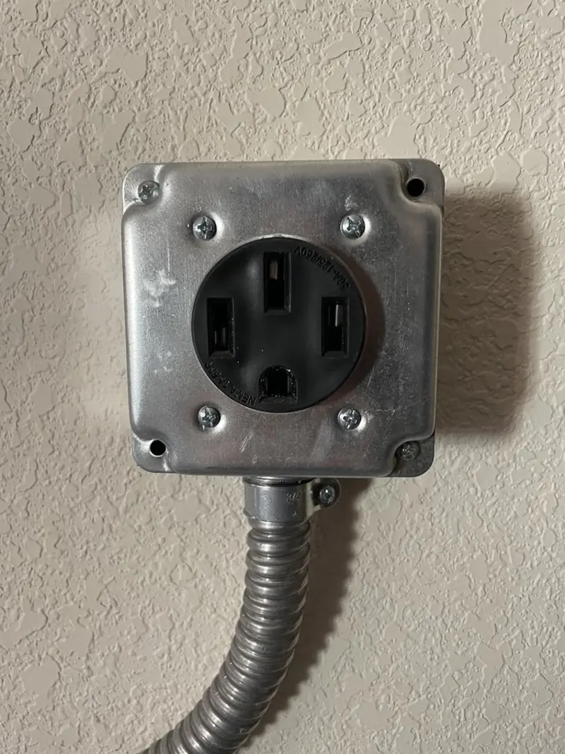 NEMA 14-50 outlet installed for Smart Home Electrical in Marbletown